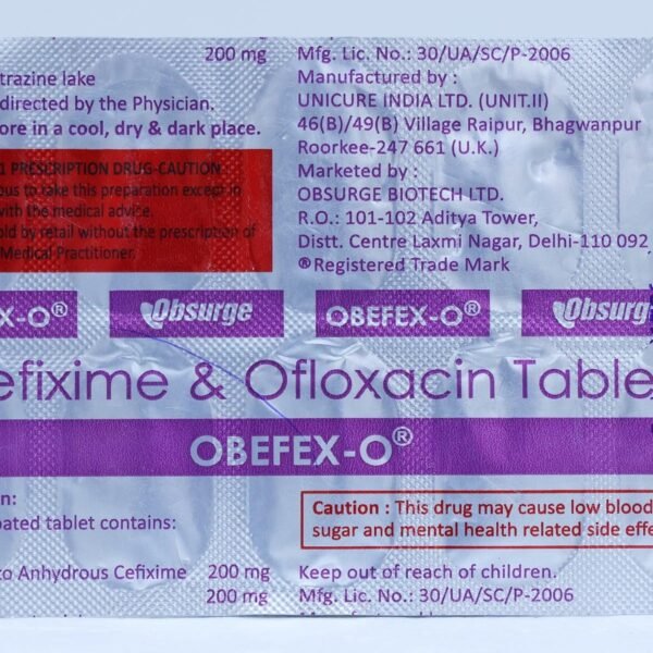 Obefex O 200/200 Mg Tablet 10