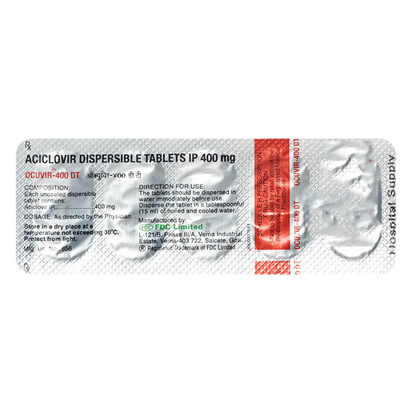 Ocuvir DT 400mg Tablet 5'S
