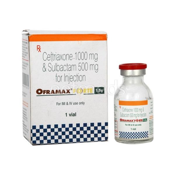 Oframax Forte 1000/500 Mg Injection 10 Ml