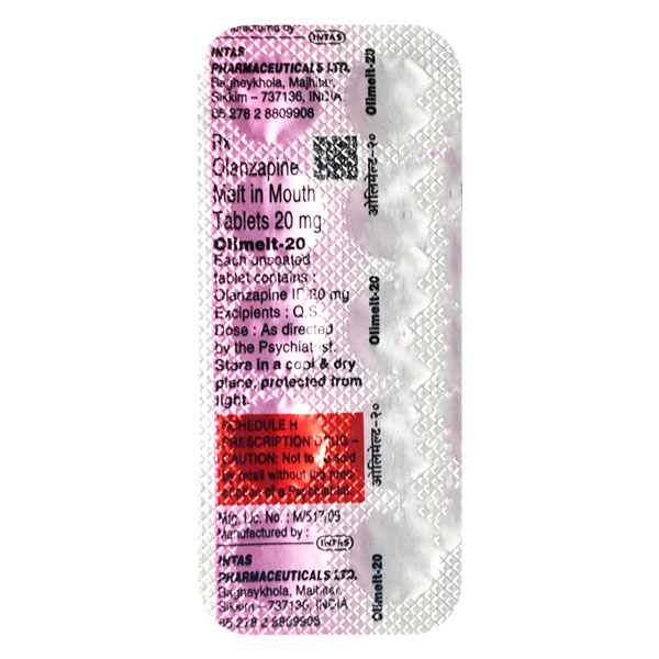 Olimelt 20 Mg Tablet 10