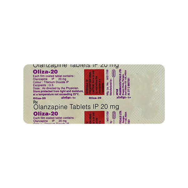 Oliza 20 Mg Tablet 10
