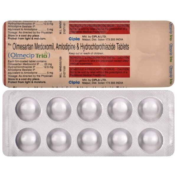 Olmecip Trio 20 Mg Tablet 10