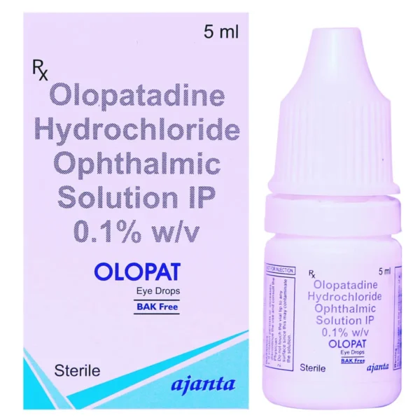 Olopat 0.1 % Eye Drops 5 Ml