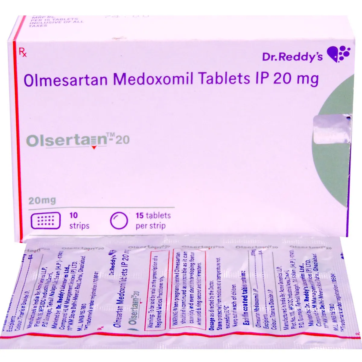 Olsertain Active 20 Mg Tablet 30
