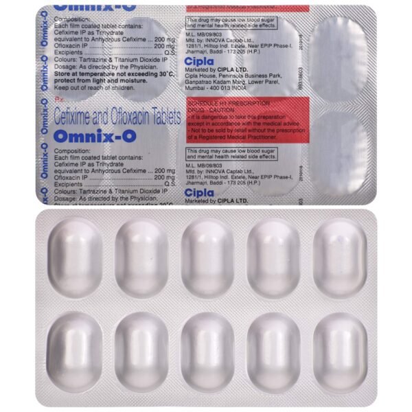Omnix O 200/200 Mg Tablet 10