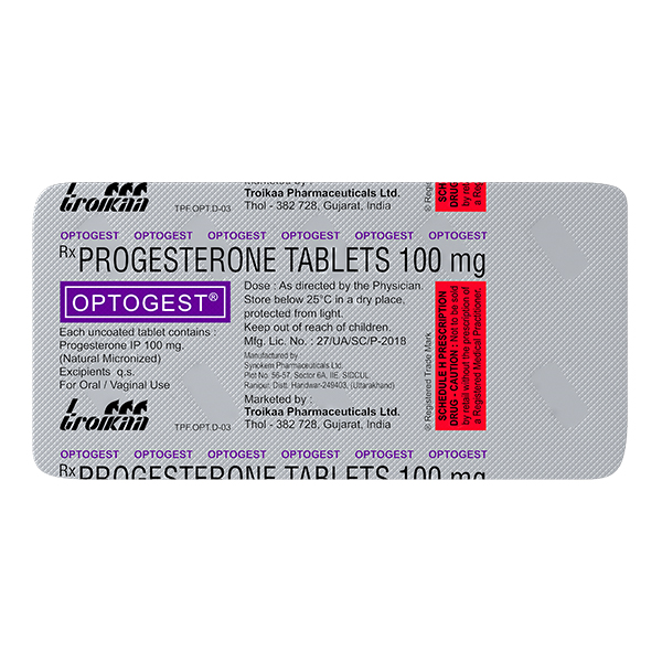 Optogest 100 Mg Tablet 10