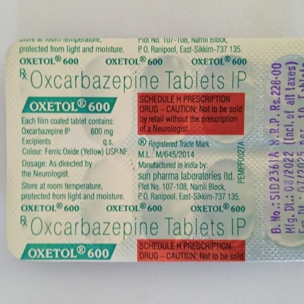 Oxrate 600 Mg Tablet 10