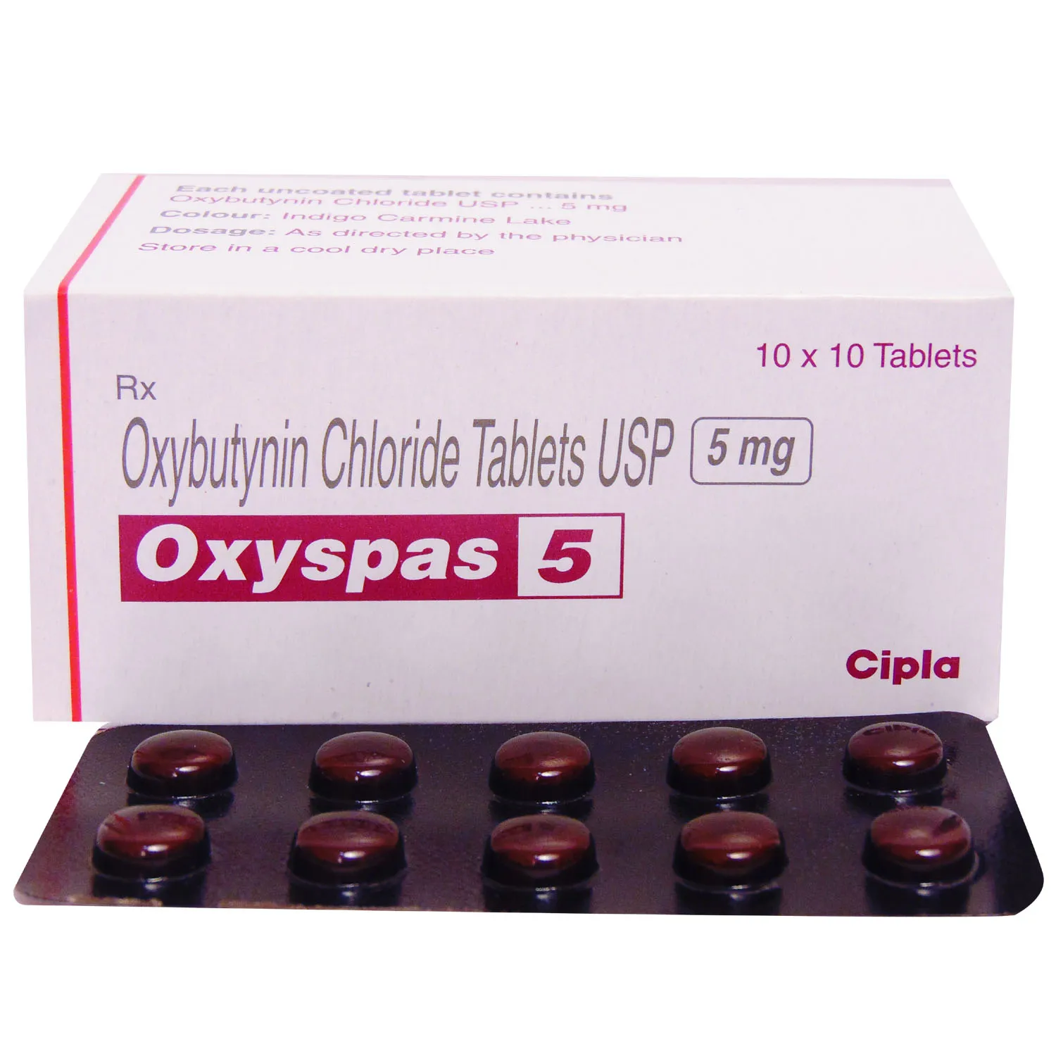 Oxyspas 5 Mg Tablet 10 Oxyspas 5 Mg Tablet 10