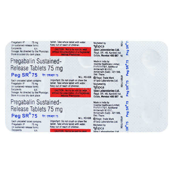 Pegsr 75 Mg Tablet 10