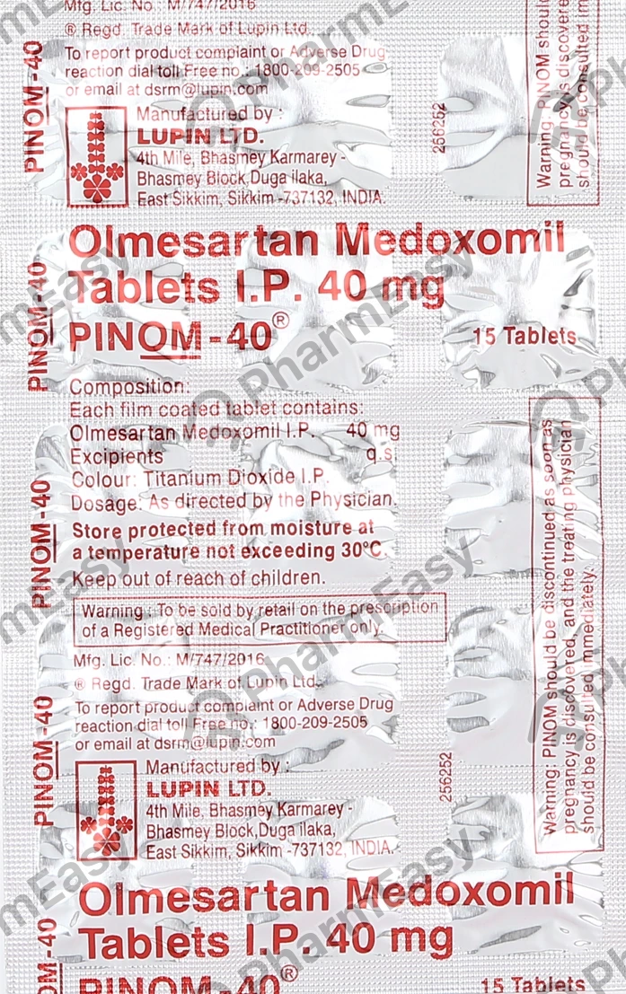 Pinom 40 Mg Tablet 15 Pinom 40 Mg Tablet 15