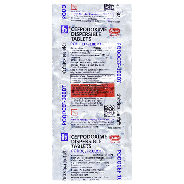 Podo 100 Mg Tablet Dt 10