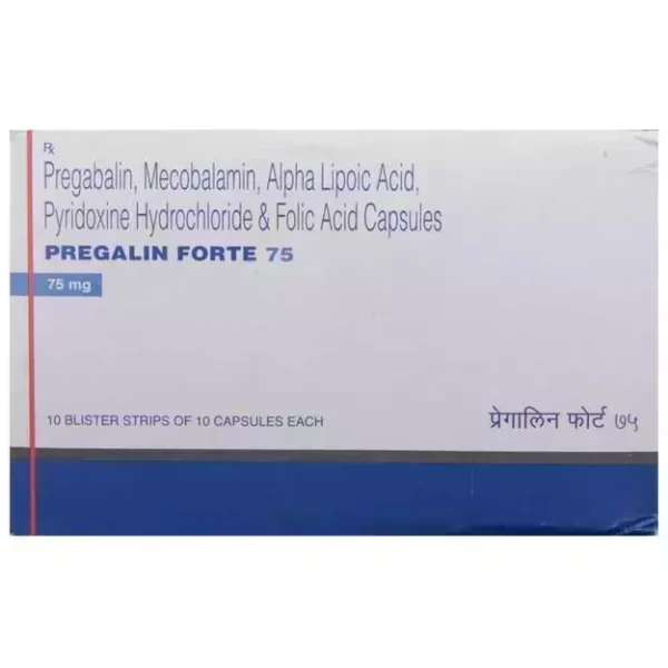 Pregalin Forte 75 Mg/750Mcg/100Mg/3Mg/1.5Mg Capsul