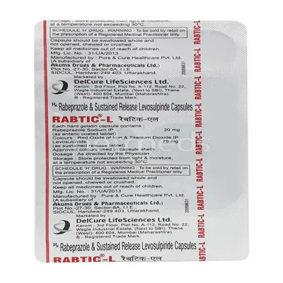 Rabtic L 75/20 Mg Capsule 10