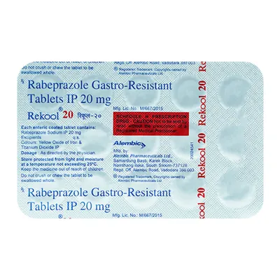 Rekool 20 Mg Tablet 15