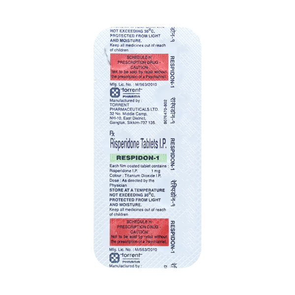Respidon 1 Mg Tablet 10