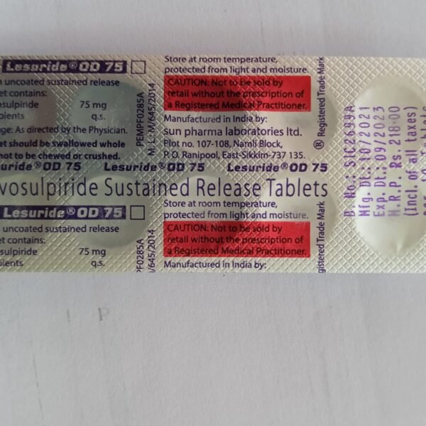 Retune Ls Od 75 Mg Tablet Sr 10