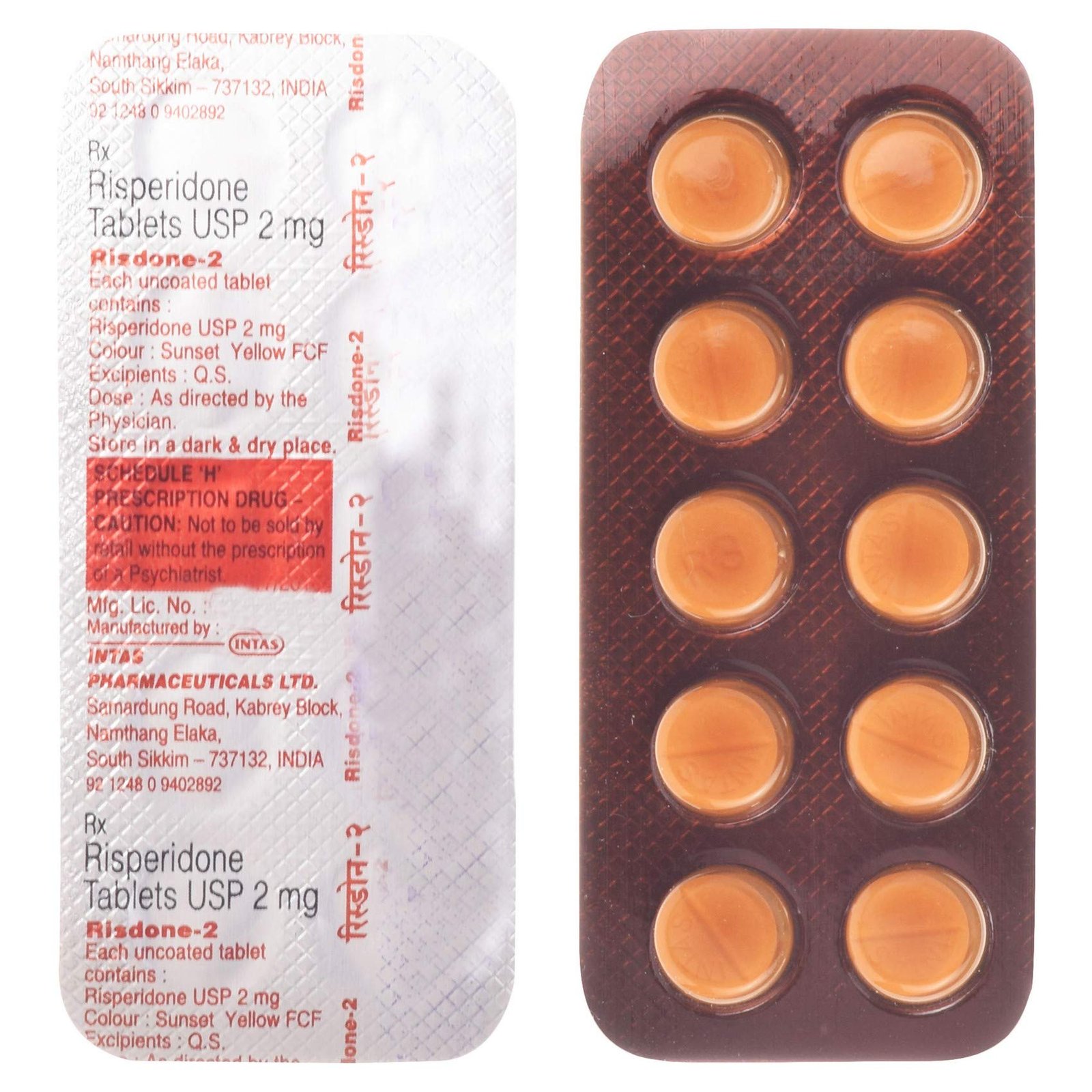 Risdone 2 Mg Tablet 10 Risdone 2 Mg Tablet 10