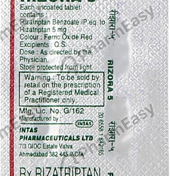 Rizora 5 Mg Tablet 4