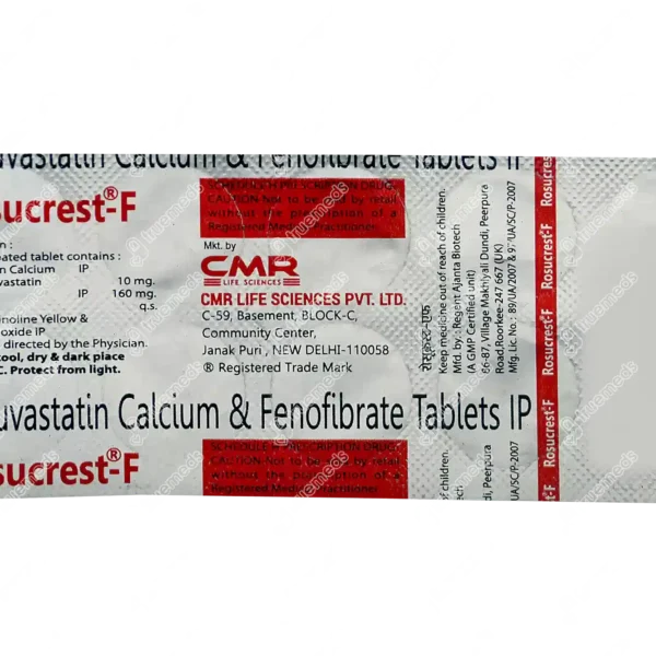 Rosucrest F 10/160 Mg Tablet 10