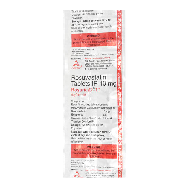 Rosurica 10 Mg Tablet 10