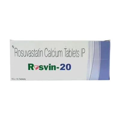 Rosvin 20 Mg Tablet 10