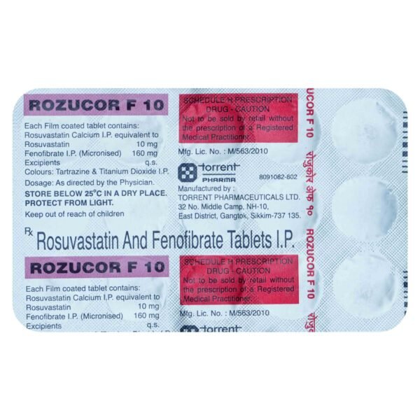 Rozucor F 10/160 Mg Tablet 10