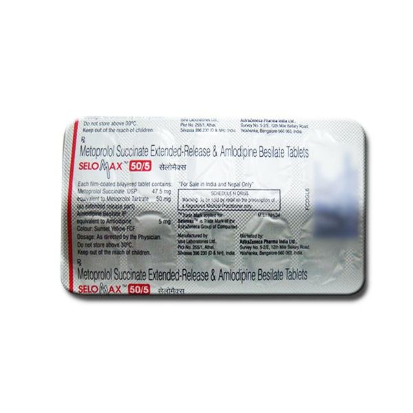 Selomax 50/5 Mg Tablet 10