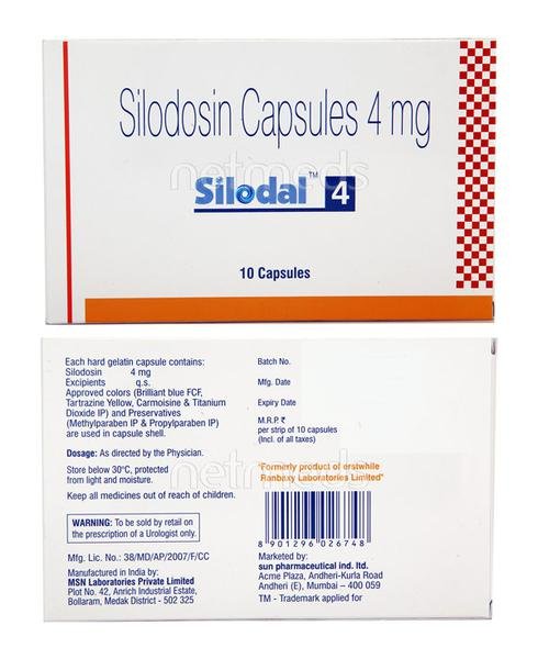 Silodal 4 Mg Tablet 10
