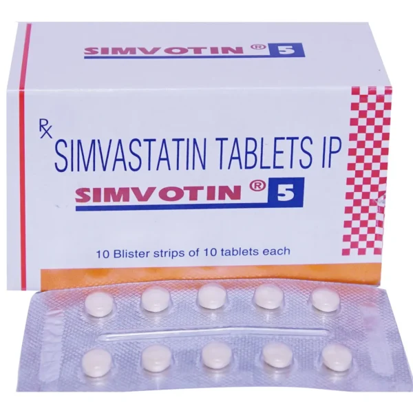 Simvotin 5 Mg Tablet 10