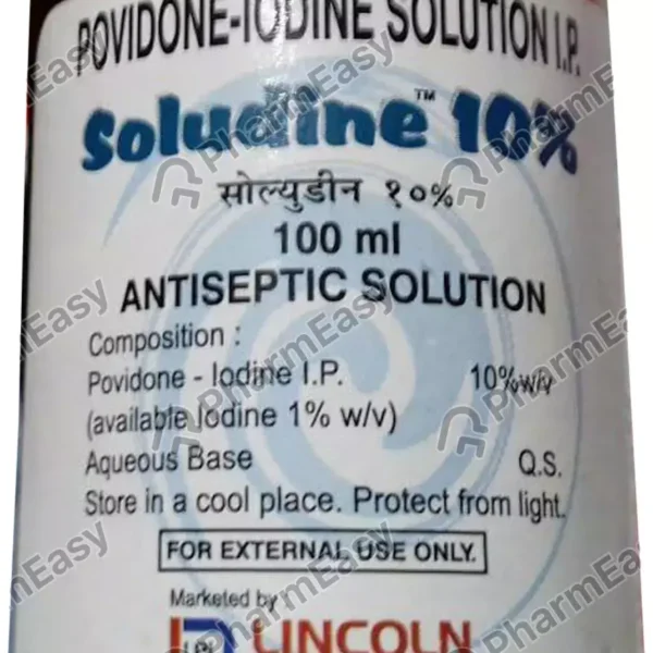 Soludine 10 % Solution 100 Ml