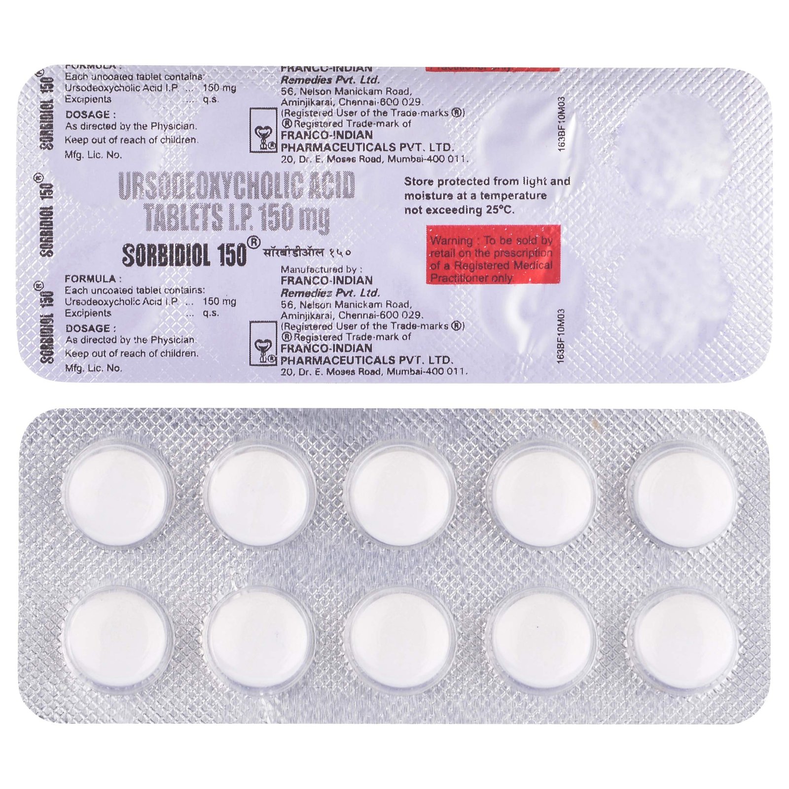 Sorbidiol 150 Mg Tablet 10