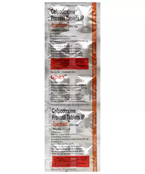 Spectratil 200 Mg Tablet 10