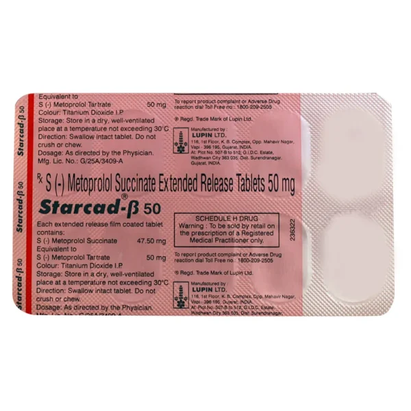 Starcad-B 50 Mg Tablet 10