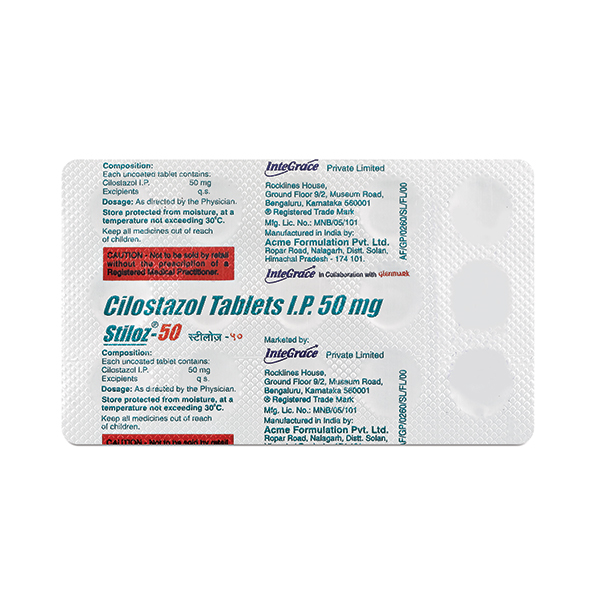 Stiloz 50 Mg Tablet 15