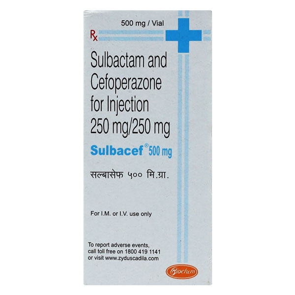Sulbacef 500/500 Mg Injection 1