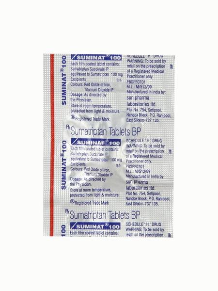 Suminat 100 Mg Tablet 1