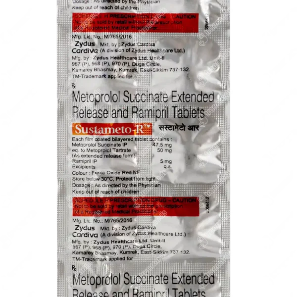 Sustameto R 50/5 Mg Tablet 10
