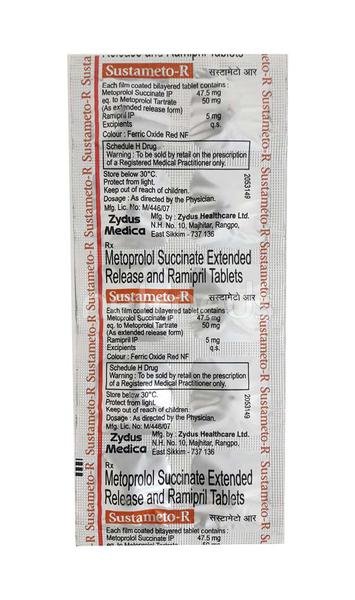 Sustameto R 50/5 Mg Tablet 10 X 10