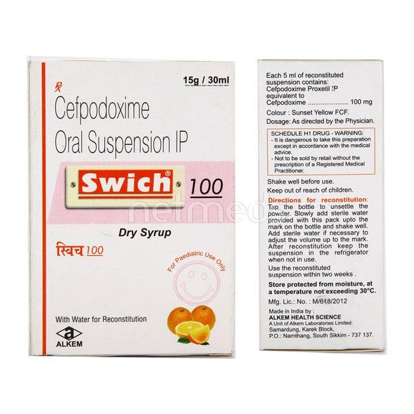 Swich 100 Mg Suspension 30 Ml