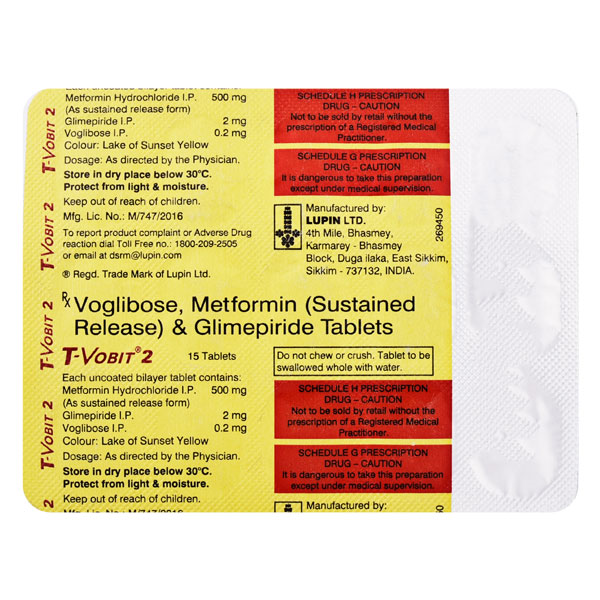 T Vobit 2mg Tablet 15'S