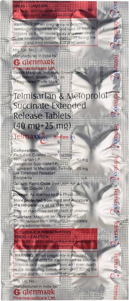 Telmaxx 40/25 Mg Tablet 10