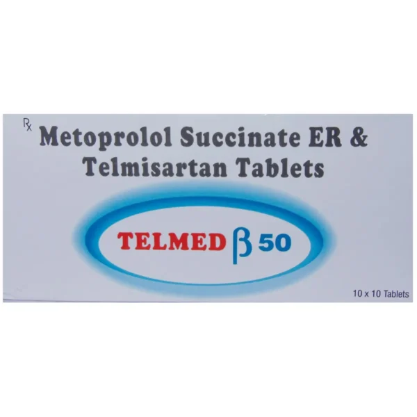 Telmed Beta 40/50 Mg Tablet Er 10