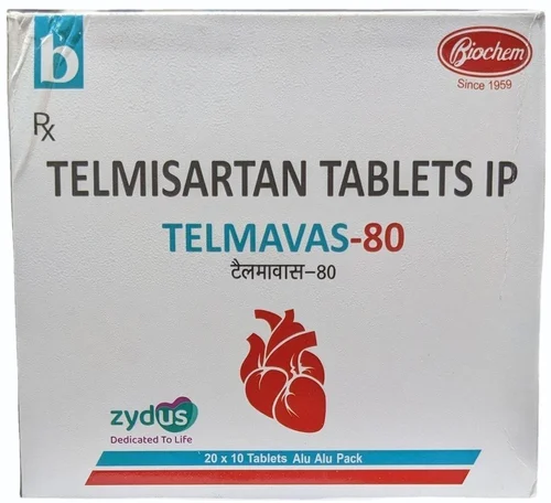 Telmivas 80 Mg Tablet 10