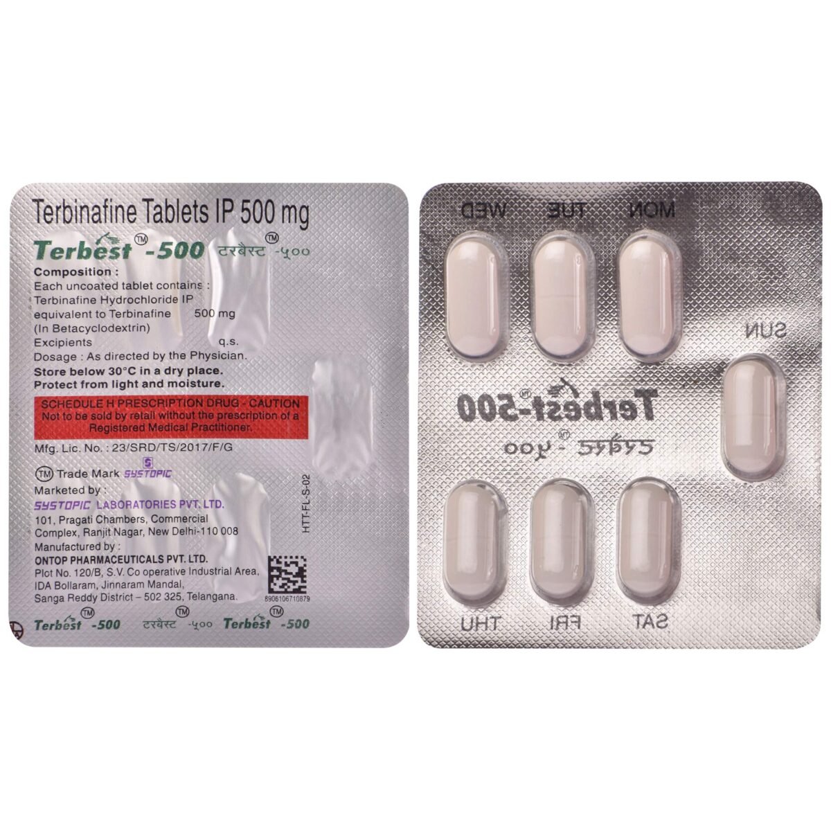 Terbest 500 Mg Tablet 7
