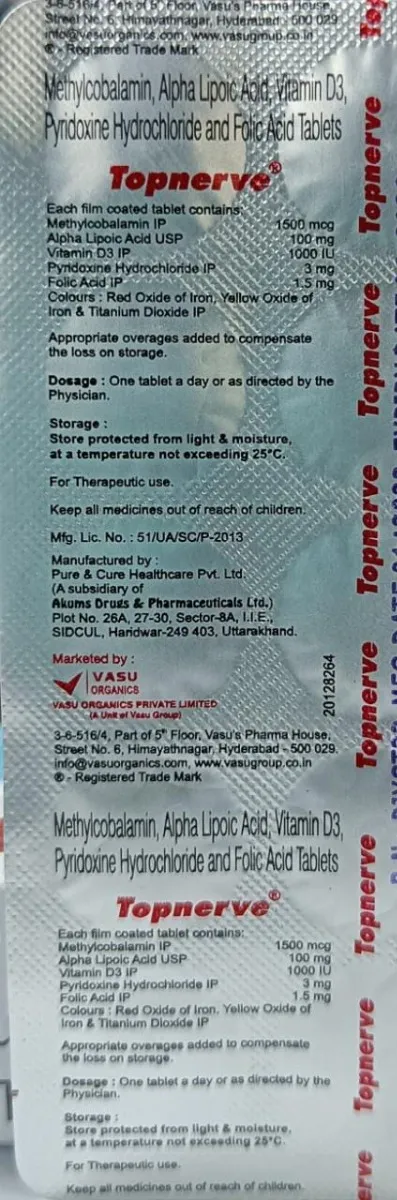 Topnerve Tablet 10 Topnerve Tablet 10