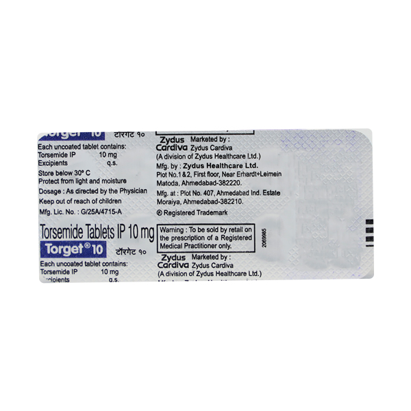 Torget 10 Mg Tablet 10