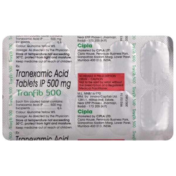 Tranfib 500 Mg Tablet 10