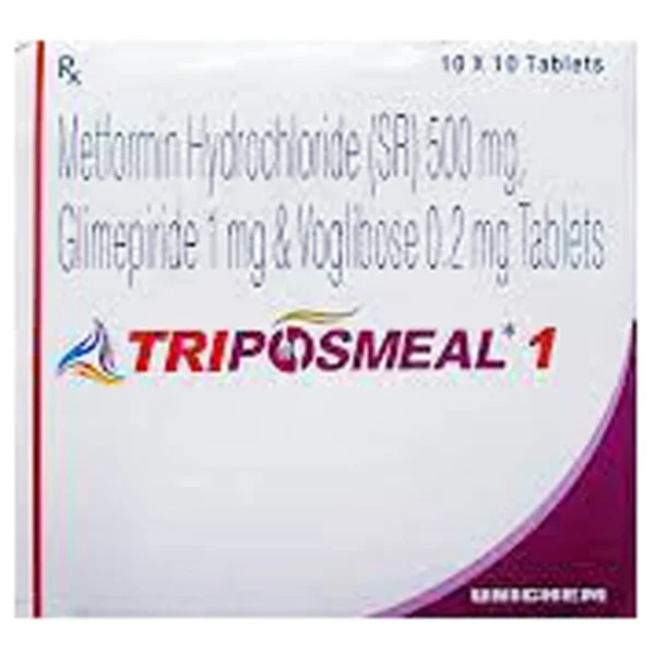 Triposmeal 0.2/500/1 Mg Tablet 10