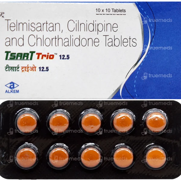 Tsart Trio 40/10/12.5 Mg Tablet 10