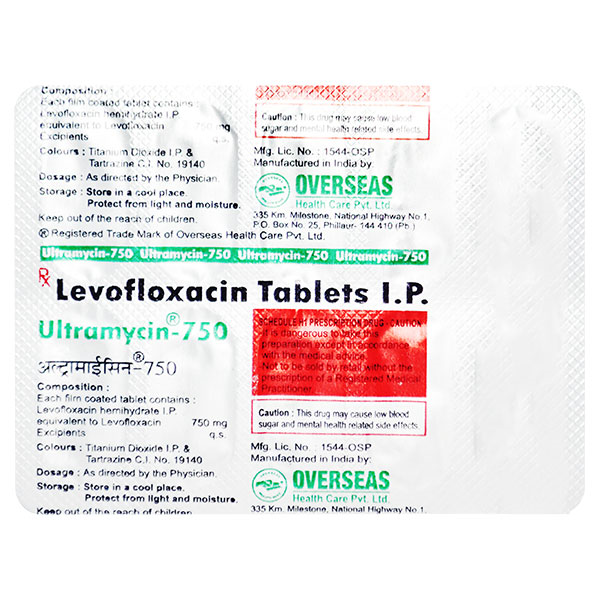 Ultramycin 750 Mg Tablet 10